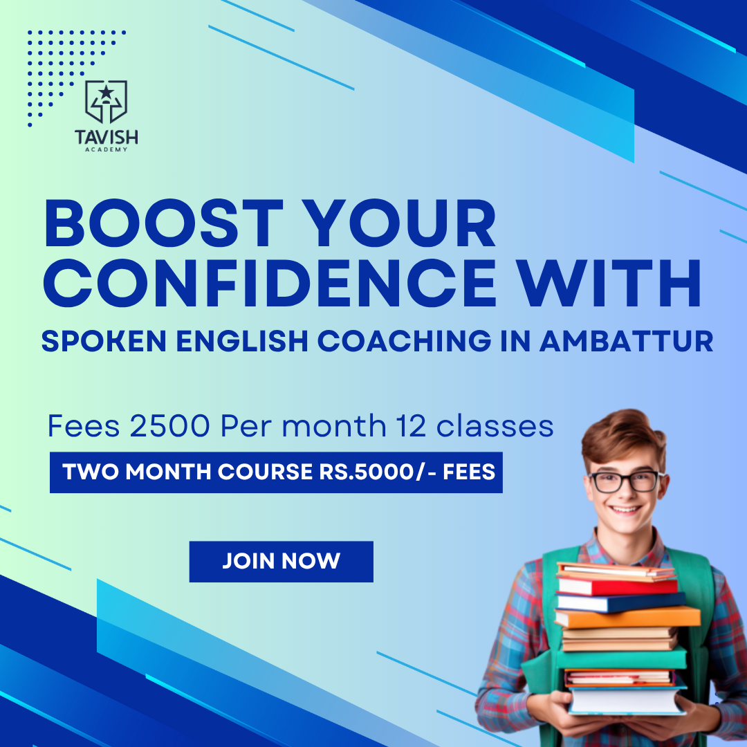 Boost Your Confidence with Spoken English Coaching in Ambattur