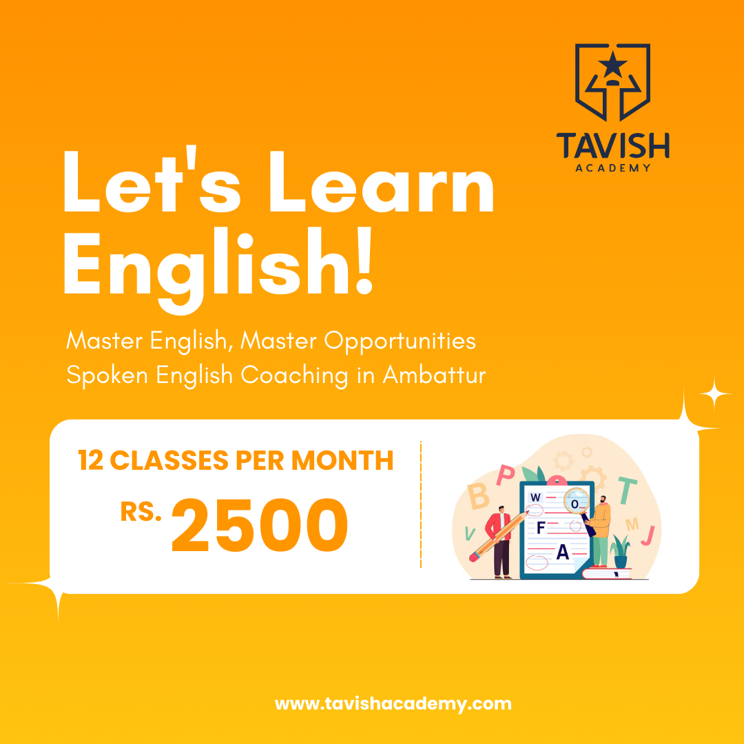 Spoken English Coaching in Ambattur – Master English, Master Opportunities