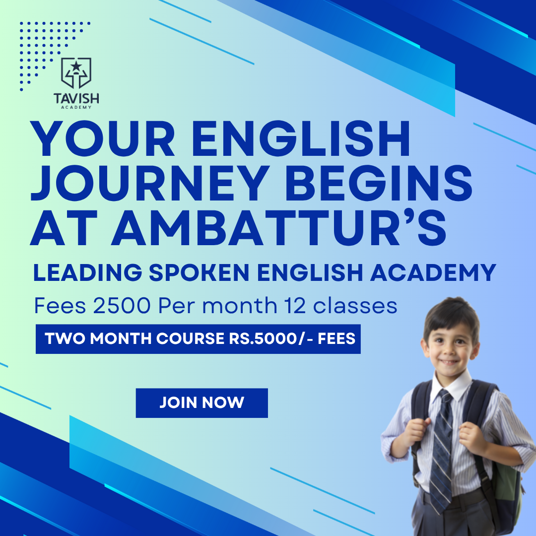 Your English Journey Begins at Ambattur’s Leading Spoken English Academy